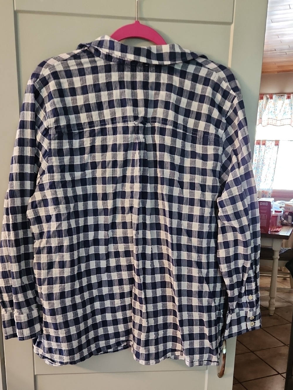 Talbots Checked Top - Picture 6 of 7